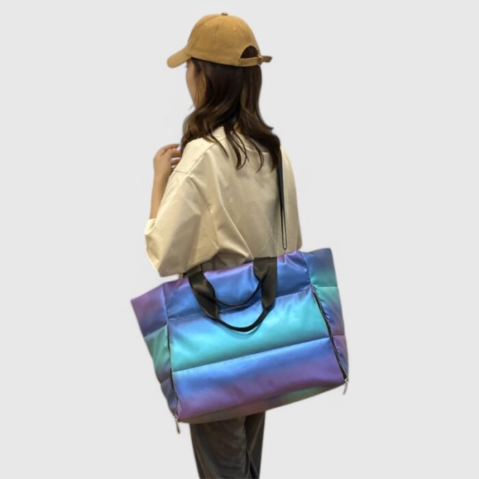Unisex Waterproof Travel Backpack Puffer Tote Bag - Image 8