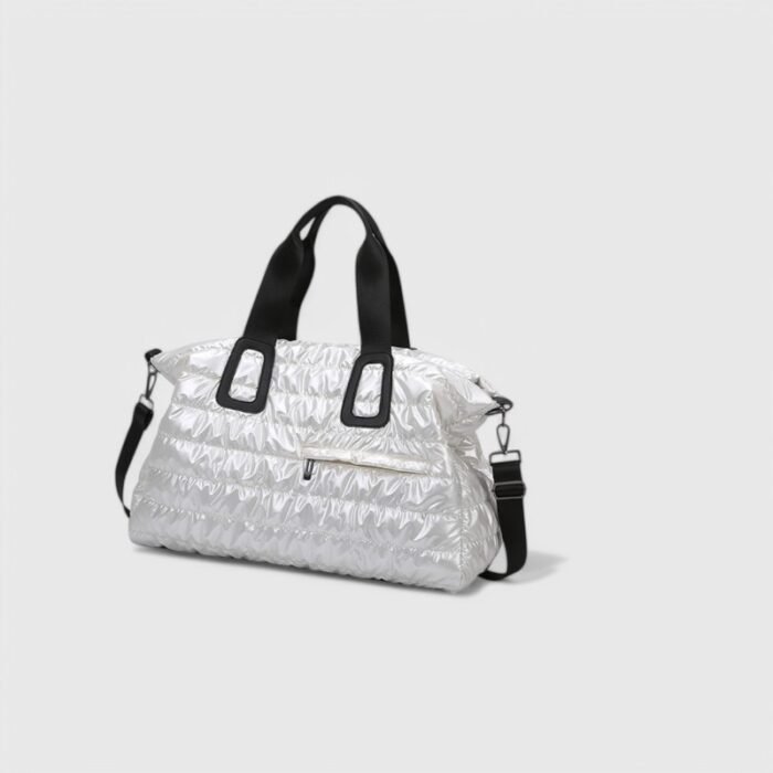 Oxford Travel Duffel Puffer Tote Bag – Waterproof Gym & Weekend Bag - Image 15