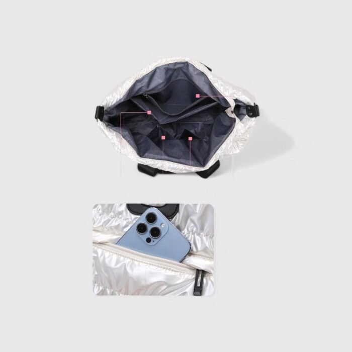 Oxford Travel Duffel Puffer Tote Bag – Waterproof Gym & Weekend Bag - Image 16