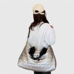 Oxford Travel Duffel Puffer Tote Bag – Waterproof Gym & Weekend Bag - Image 12
