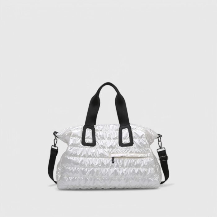 Oxford Travel Duffel Puffer Tote Bag – Waterproof Gym & Weekend Bag - Image 5