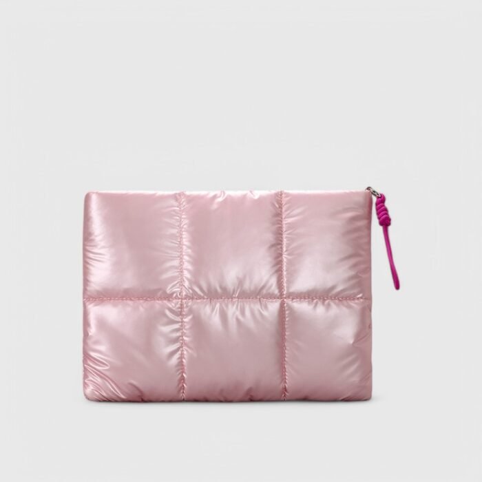 Unisex Nylon Laptop Puffer Tote Bag with Fresh and Sweet Style - Image 2