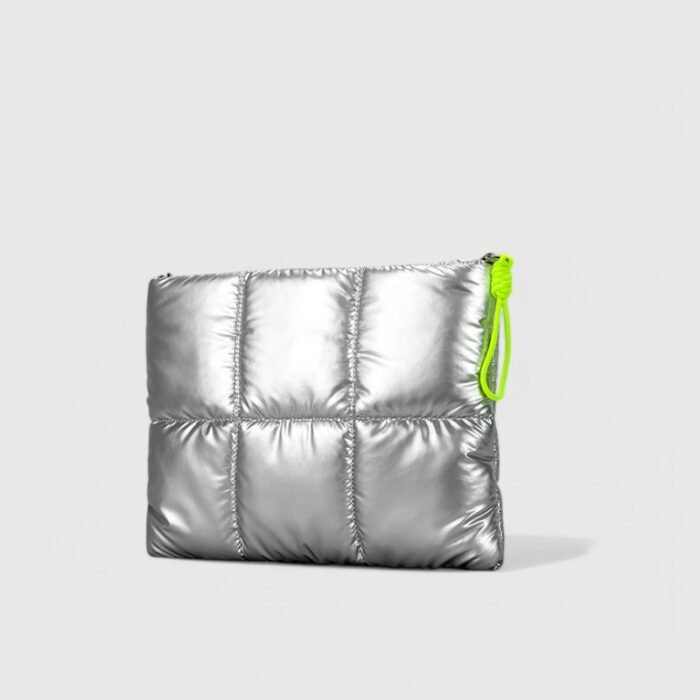 Unisex Nylon Laptop Puffer Tote Bag with Fresh and Sweet Style - Image 4