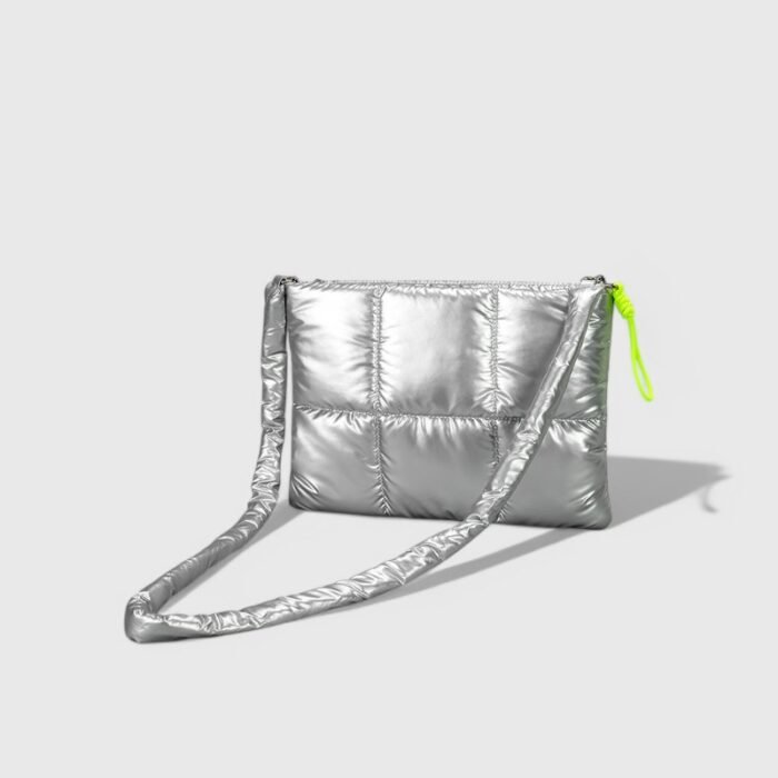 Unisex Nylon Laptop Puffer Tote Bag with Fresh and Sweet Style - Image 7