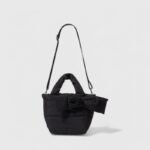 Winter Trendy Oval Mini Tote Bag with Inner Zipper Pocket - Image 2