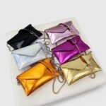 PU Chain Envelope Mini Tote Bag - Image 9