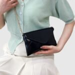 PU Chain Envelope Mini Tote Bag - Image 10