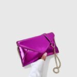 PU Chain Envelope Mini Tote Bag - Image 2