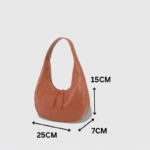 Rounded Shell Fancy Shoulder Bag for Daily Outfits - Image 11