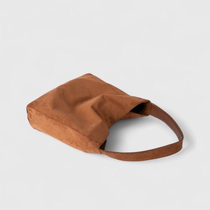Global Trend Soft Suede Shoulder Bag with Mobile Pocket for Casual Outings - Image 8