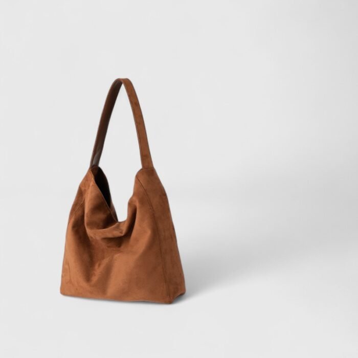 Global Trend Soft Suede Shoulder Bag with Mobile Pocket for Casual Outings - Image 6