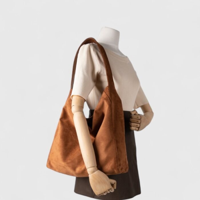 Global Trend Soft Suede Shoulder Bag with Mobile Pocket for Casual Outings - Image 15