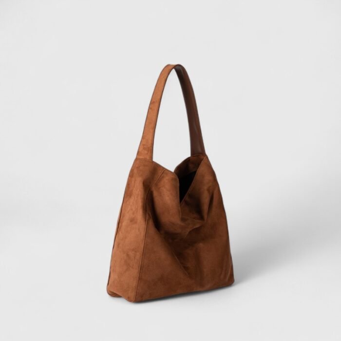 Global Trend Soft Suede Shoulder Bag with Mobile Pocket for Casual Outings - Image 7