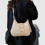European-Inspired Small Fancy Shoulder Bag with Classy Stitching - Image 12