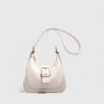 European-Inspired Small Fancy Shoulder Bag with Classy Stitching - Image 5
