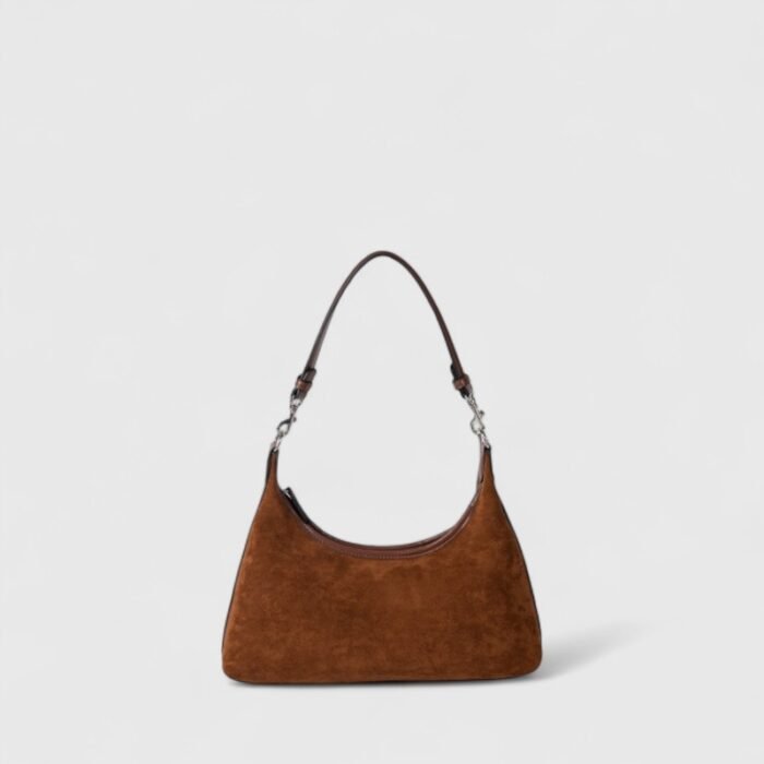 Dumpling Cozy Suede Shoulder Bag - Image 3