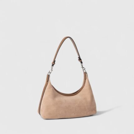 Dumpling Cozy Suede Shoulder Bag