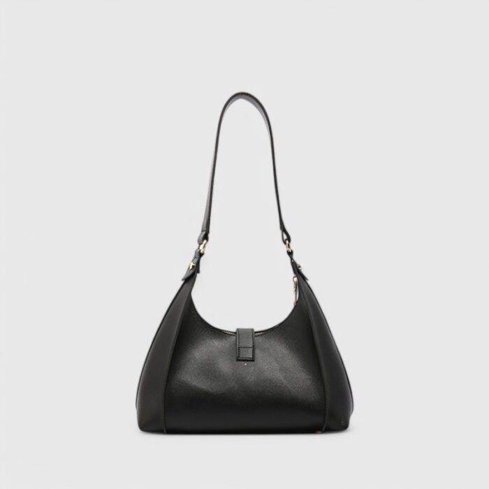 Trendy Lock Closure Fancy Shoulder Bag – Chic & Compact - Image 6