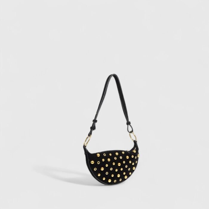 Compact PU Boston Suede Shoulder Bag – Genderless Retro Charm - Image 8