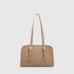 Winter Square Fancy Shoulder Bag with Dual Strap PU Elegance - Image 4
