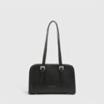 Winter Square Fancy Shoulder Bag with Dual Strap PU Elegance - Image 2