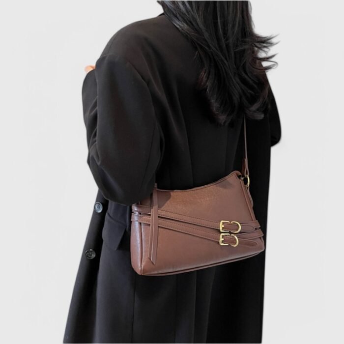 Double Strap PU City Fancy Shoulder Bag for Everyday Use - Image 8