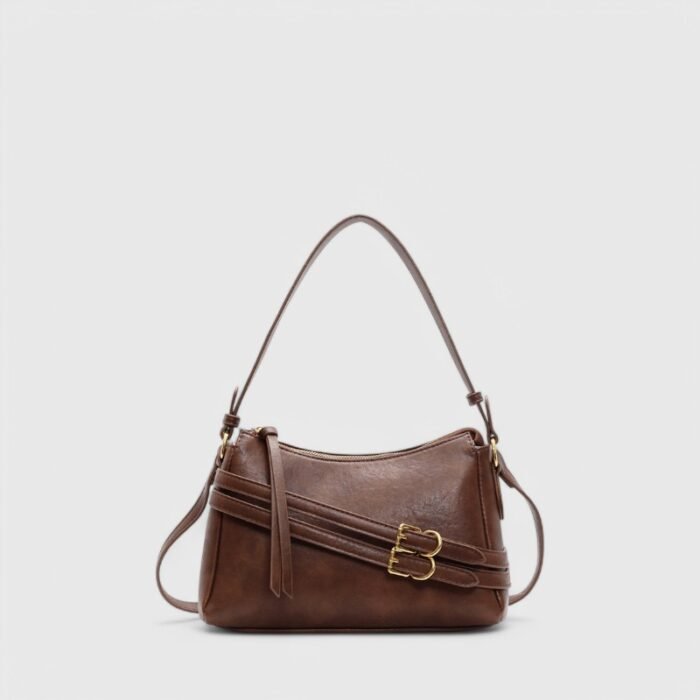 Double Strap PU City Fancy Shoulder Bag for Everyday Use - Image 1