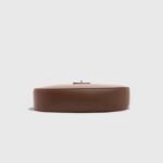 Modern Oval Fancy Shoulder Bag with Curved Lock - Image 10