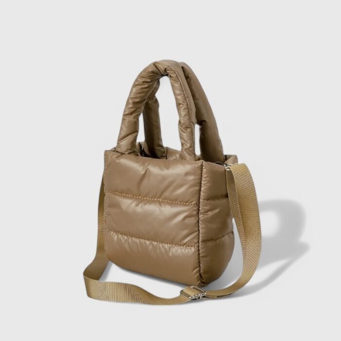 Casual Canvas Bucket Mini Tote Bag - Image 6