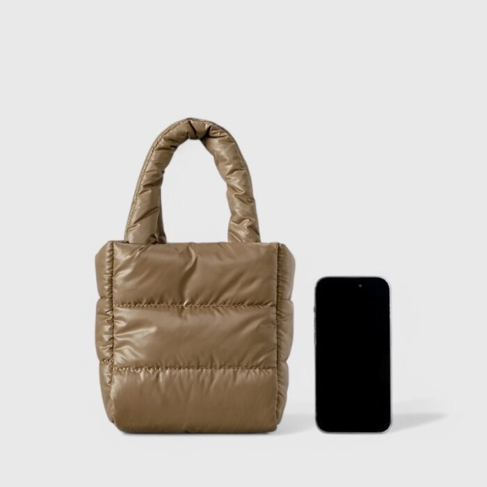 Casual Canvas Bucket Mini Tote Bag - Image 8