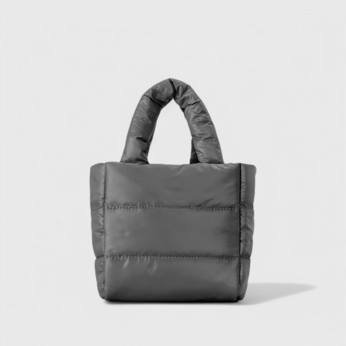 Casual Canvas Bucket Mini Tote Bag - Image 1