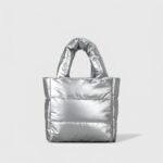 Casual Canvas Bucket Mini Tote Bag - Image 5