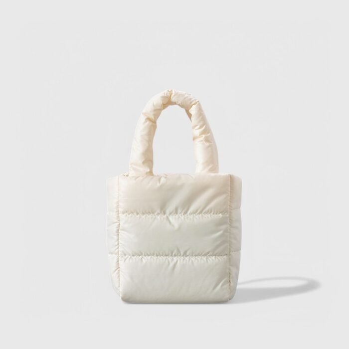 Casual Canvas Bucket Mini Tote Bag - Image 3