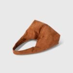 ChicFall Dumpling Suede Shoulder Bag With Magnetic Clasp - Image 8