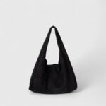 ChicFall Dumpling Suede Shoulder Bag With Magnetic Clasp - Image 3