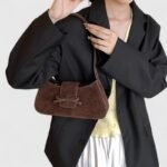 PU Leather Horizontal Suede Shoulder Bag with Cross-Border Trend - Image 16