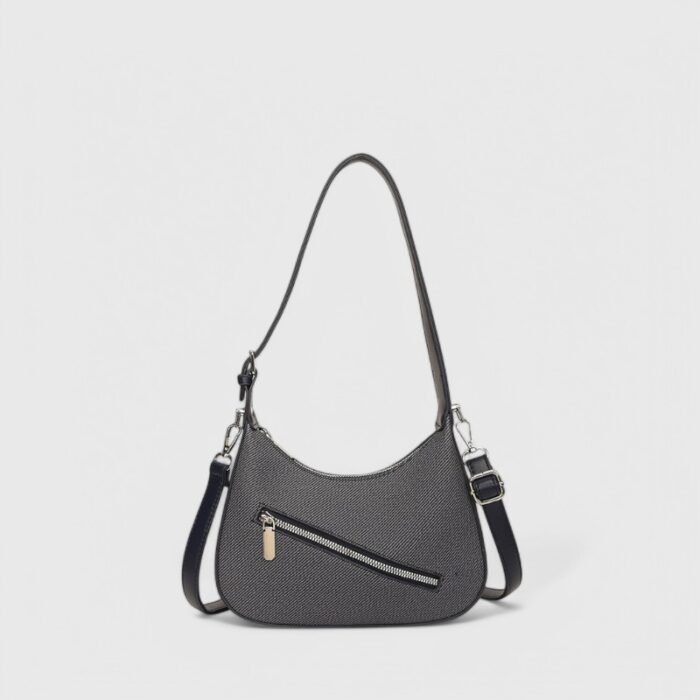 Compact PU Zipper Fancy Shoulder Bag – Flexible and Functional - Image 3
