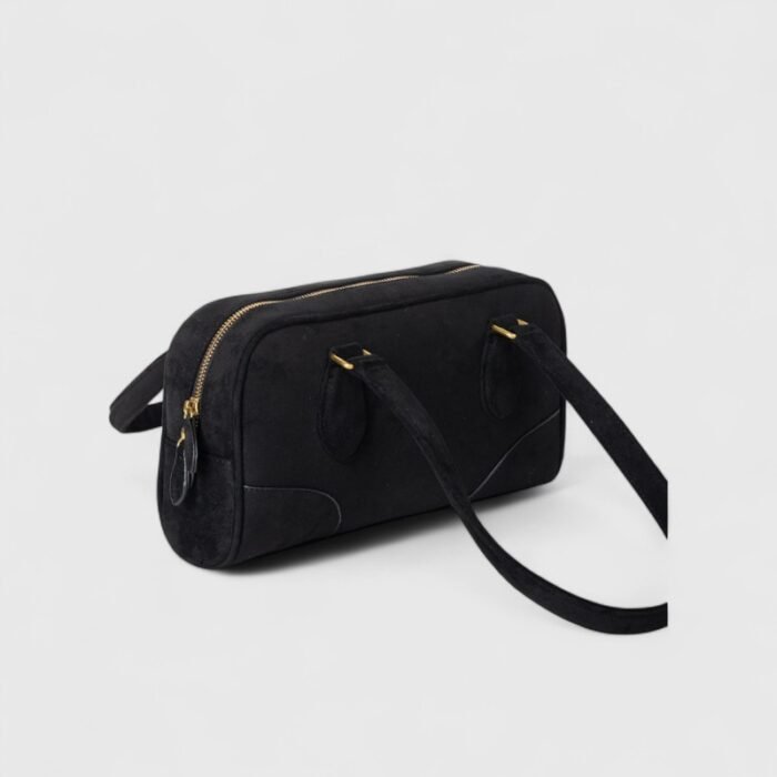 Elegant Retro PU Leather Suede Shoulder Bag – Stylish Work & Casual Tote - Image 10