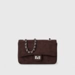 Everyday Suede Shoulder Bag – Soft Touch with Secure Lock