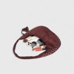 Deerskin Leather Suede Shoulder Bag with Magnetic Clasp - Image 10