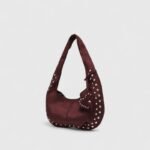 Deerskin Leather Suede Shoulder Bag with Magnetic Clasp - Image 13