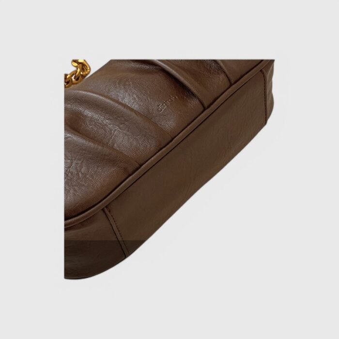 Casual Pleated Fancy Shoulder Bag with Edge & Dumpling Shape - Image 7