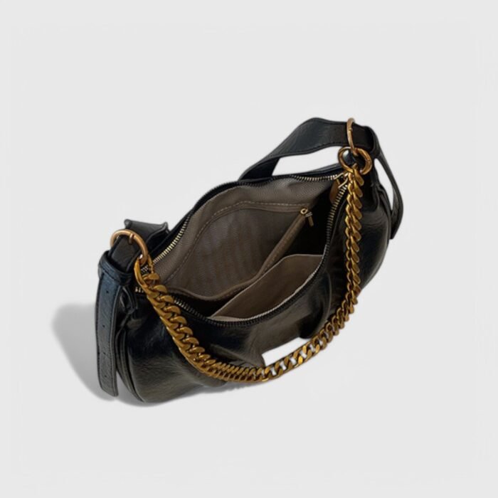 Casual Pleated Fancy Shoulder Bag with Edge & Dumpling Shape - Image 12