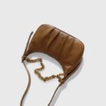 Casual Pleated Fancy Shoulder Bag with Edge & Dumpling Shape - Image 8