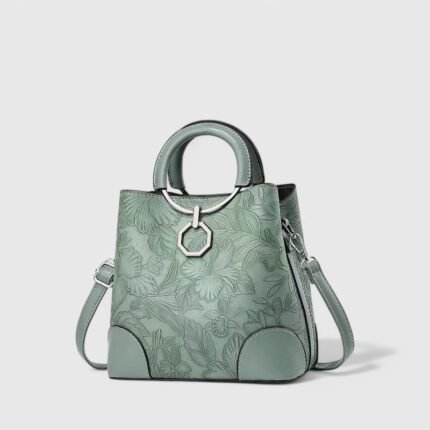 Trendy Printed Shell Mini Tote Bag