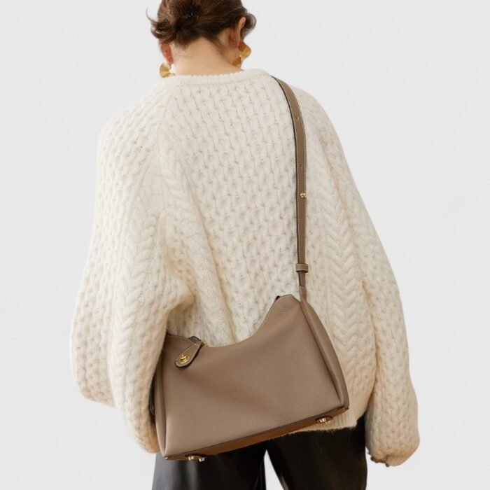 Genuine Leather - black - tiny crossbody bag - Image 15