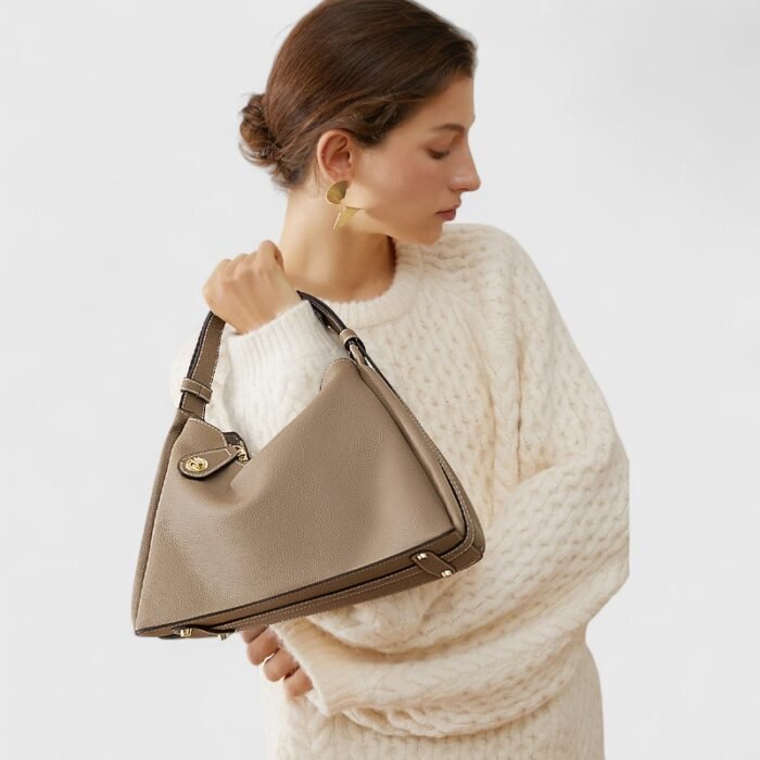 Genuine Leather - black - tiny crossbody bag - Image 11