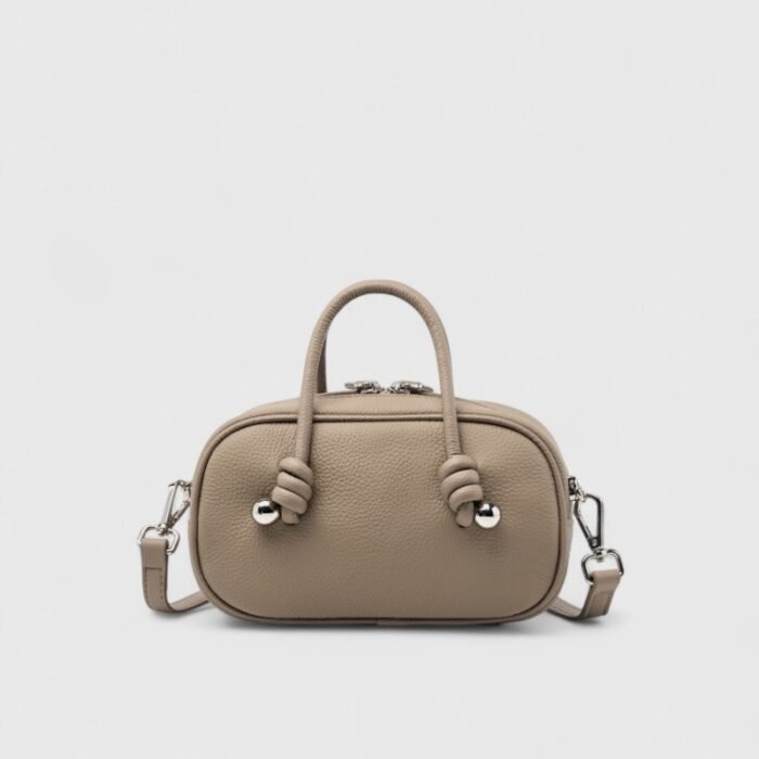 Pillow-Style PU Mini Tote Bag – Soft Glam Meets Everyday Utility - Image 1