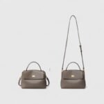 SplitTone Cowhide Nylon Crossboady Bag - Image 8