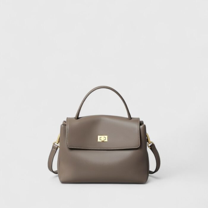 SplitTone Cowhide Nylon Crossboady Bag - Image 1